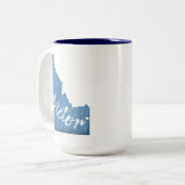 ヴィクトル・アイダホ・ウッド・グレイン ツートーンマグカップ (正面左)