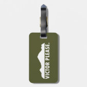 ヴィクトル・アイダホ ラゲッジタグ (裏面縦)