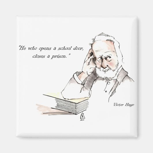 ヴィクトル・ウゴ磁石 マグネット (正面)