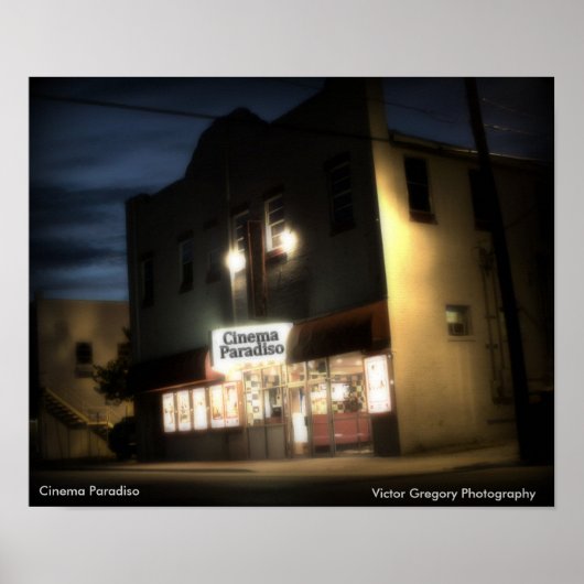 ヴィクトル・グレゴリー撮影シネマ・パラディソ ポスター (正面)