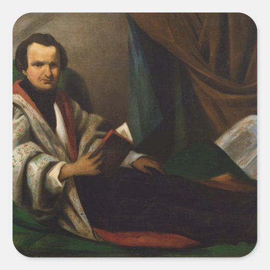 ヴィクトル・ヒューゴは1830年～40年 スクエアシール (正面)