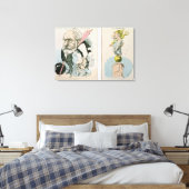 ヴィクトル・ヒューゴーとナポレオン3世の風貌 キャンバスプリント (インサイチュ (寝室))