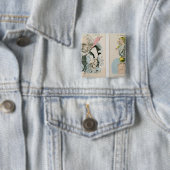 ヴィクトル・ユーゴーおよびナポレオンの風刺漫画III 缶バッジ (インサイチュ)