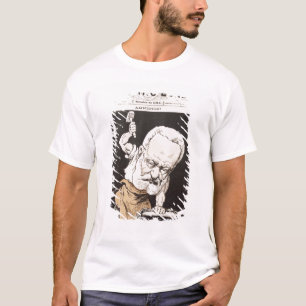 ヴィクトル・ユーゴーの風刺漫画 Tシャツ