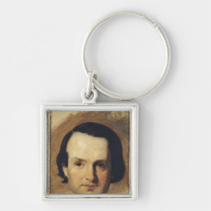 ヴィクトル・ユーゴーc.1836のポートレートのための勉強 キーホルダー