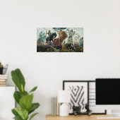 ヴィクトル・ヴァーネツォフによる黙示録の4騎兵 ポスター (ホームオフィス)