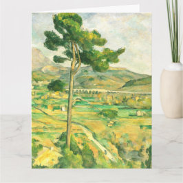 ヴィクトワールとアーク川渓谷の橋 ポール・セザンヌ カード