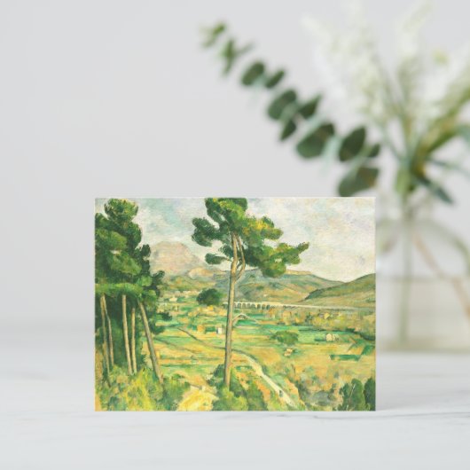 ヴィクトワールとヴィアドクト・ポール・セザンヌ ポストカード (スタンド正面)