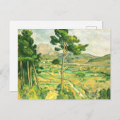 ヴィクトワールとヴィアドクト・ポール・セザンヌ ポストカード (正面/裏面)