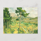 ヴィクトワールとヴィアドクト・ポール・セザンヌ ポストカード (正面)