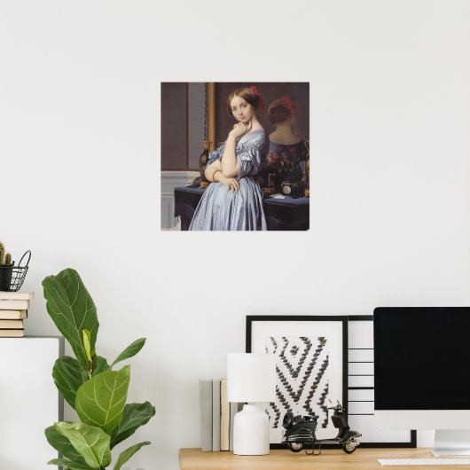 ヴィコムテス・オセニン・ダウソンビル素晴らしアートポートレート ポスター (ホームオフィス)