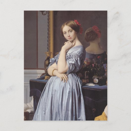 ヴィコムテス・オセニン・ダウソンビル素晴らしアートポートレート ポストカード (正面)