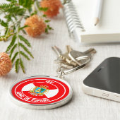 ヴィゴラウンドエンブレム キーホルダー (側面)