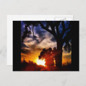 ヴィサリアの夕焼け ポストカード (正面/裏面)