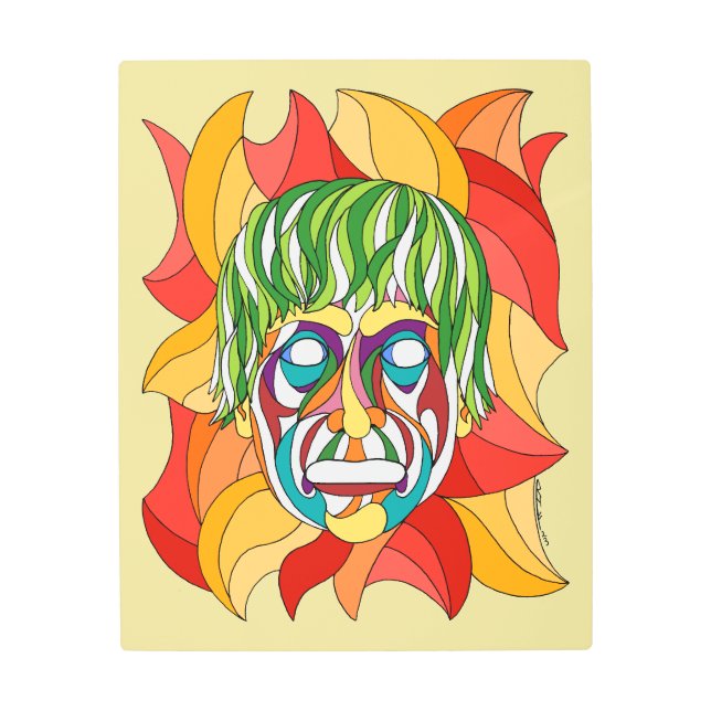 ヴィサージグリメイス メタルプリント (正面)