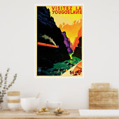 ヴィシテスラヨゴスラヴィヴィヴィンテージトラベル ポスター (キッチン)