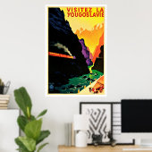 ヴィシテスラヨゴスラヴィヴィヴィンテージトラベル ポスター (ホームオフィス)