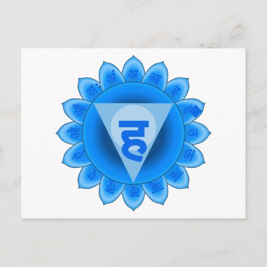 ヴィシュダザスロートチャクラ ポストカード (正面)