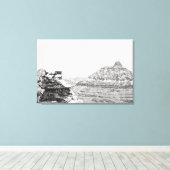 ヴィシュヌテンプル キャンバスプリント (インサイチュ (ウッドフロア))