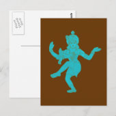 ヴィシュヌ ポストカード (正面/裏面)