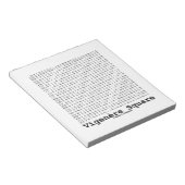 ヴィジュネールスクエア(Cryptography Tabula Rasa) ノートパッド (アングル)