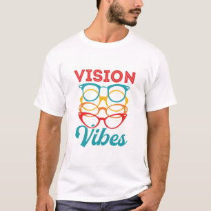 ヴィジョンビブス検眼士検眼スタッフ検眼士 Tシャツ