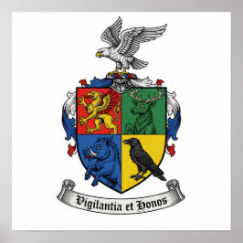 ヴィジランティア・エホノスヘラルドコート・オブ・アームズ ポスター