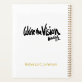 ヴィジ書オクリスチャンカスタム聖なる書物、 経典 プランナー手帳 (裏面)