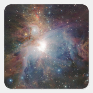 ヴィスタのオリオンの星雲の赤外線眺め スクエアシール