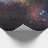 ヴィスタのオリオンの星雲の赤外線眺め ラッピングペーパー (角)