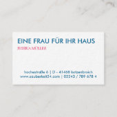 ヴィスティンカルテソーバー 名刺 (正面)