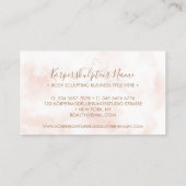 ヴィスティンカルテフール体スカルプティングコンチュリエロンスパ 名刺 (裏面)