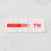 ヴィスティンカルテミニロットシュワルツ スキニー名刺 (裏面)