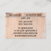 ヴィスティンカルテヴェルクズーグシュナイダーオーフホルツ 名刺 (裏面)