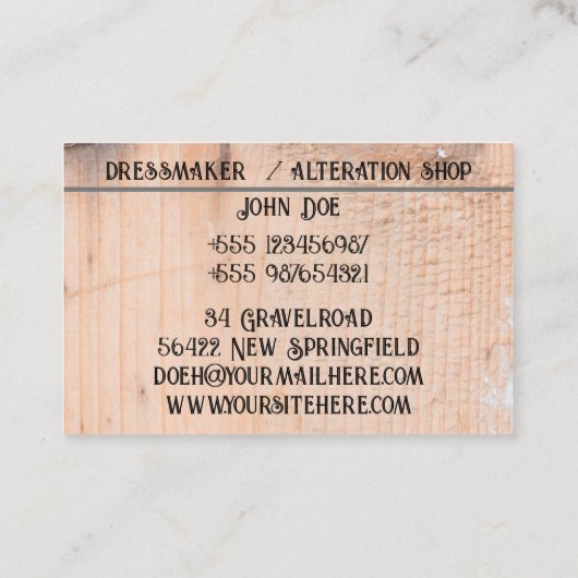 ヴィスティンカルテヴェルクズーグシュナイダーオーフホルツ 名刺 (裏面)