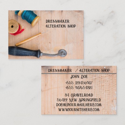 ヴィスティンカルテヴェルクズーグシュナイダーオーフホルツ 名刺 (正面/裏面)