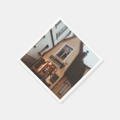 ヴィスビーの街 – クレペリー&ロジスウェーデン スタンダードカクテルナプキン (角)