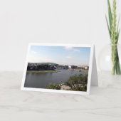 ヴィスワ川、クラクフ、ポーランド カード (正面)