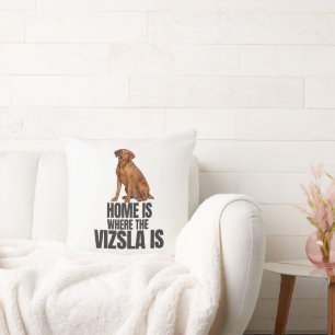 ヴィズラがいる場所がおうち Throw Pillow クッション