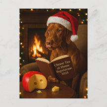 ヴィズラの「チーズ税」クリスマス ポストカード