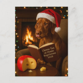 ヴィズラの「チーズ税」クリスマス ポストカード