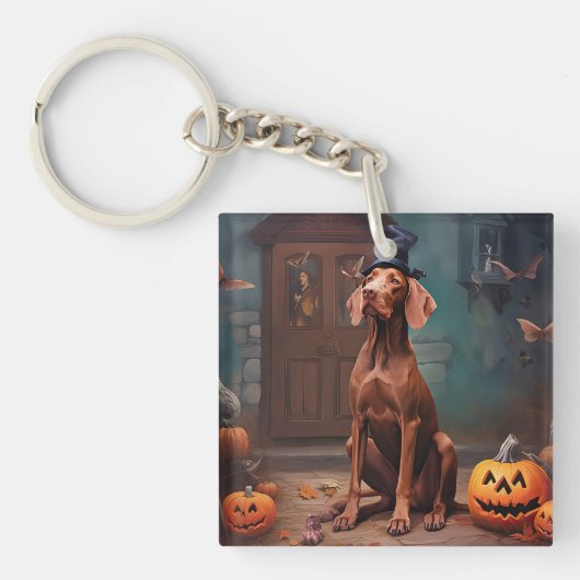 ヴィズラ カボチャ ハロウィン おばけ キーホルダー (正面)