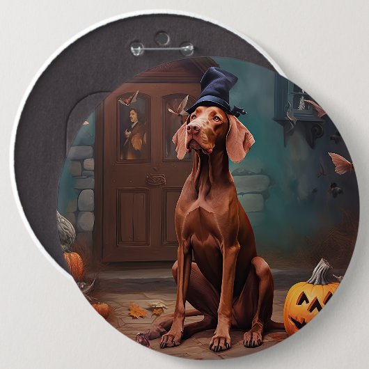 ヴィズラ カボチャ ハロウィン おばけ 缶バッジ (正面&裏面)