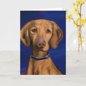 ヴィズラ カード (黄色い花)