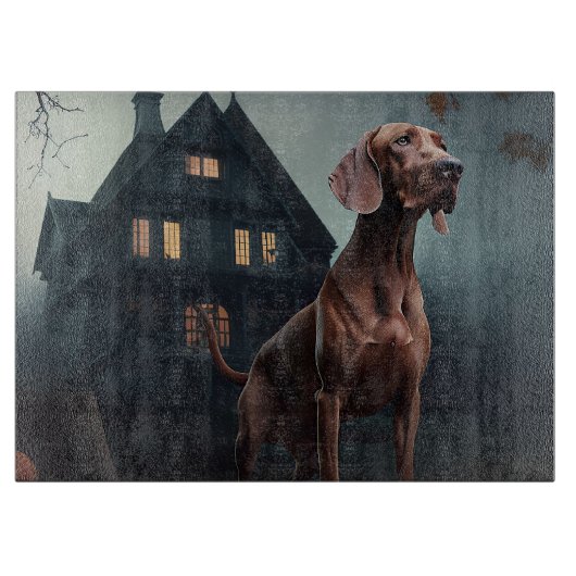 ヴィズラ ハロウィン おばけ犬 カッティングボード (正面)
