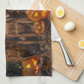 ヴィズラ ハロウィン スプーキー キッチンタオル (四つ折り)