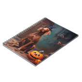 ヴィズラ・パンプキン・ハロウィーンの恐怖 ノートブック (左側)