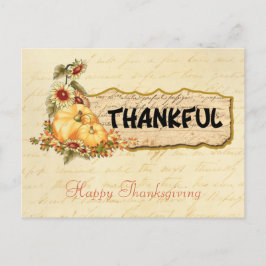 ヴィタージュレトロ感謝祭グリーティングホリデー シーズンポストカード