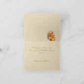 ヴィタージュレトロ感謝祭コーングリーティング シーズンカード (内部)