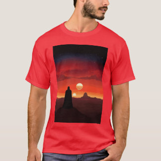 ヴィダー・バイナリーサンセット ビンテージ レトロ Tシャツ